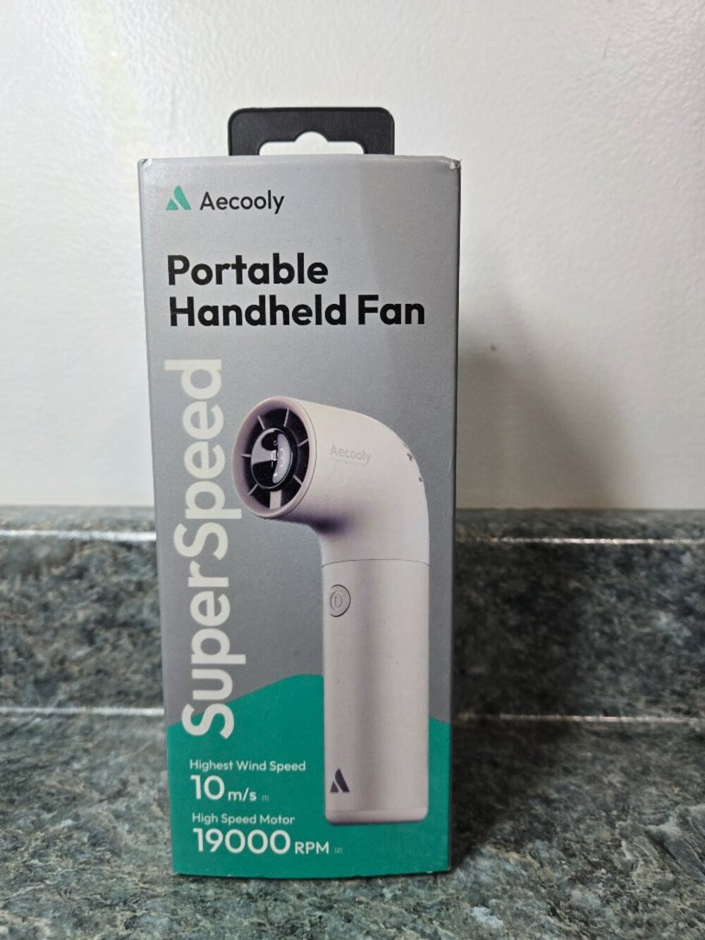 Aecooly Super Speed Mini Handheld Fan Rechargeable Portable Strong Airflow USB